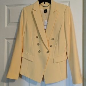 New yellow lined Business Blazer
